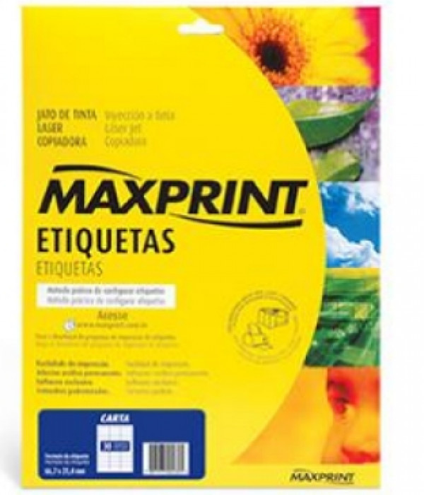 ETIQUETA 6081/81-0210 MAXPRINT 10 FLS