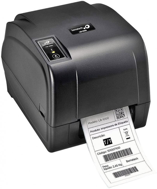 IMPRESSORA DE ETIQUETAS BEMATECH LB-1000 BASIC USB + SERIAL - 101007100