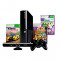 VIDEO GAME MICROSOFT XBOX 360 4GB KINECT SENSOR + JOGO FORZA HORIZON + KINECT SPORTS + KINECT ADVENTURES + CONTROLE SEM FIO