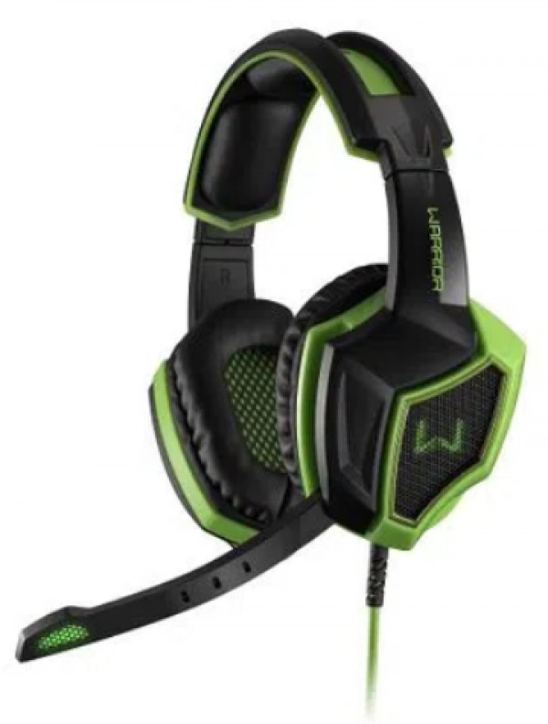 FONE DE OUVIDO HEADSET WARRIOR 7.1 3D PRETO-VERDE