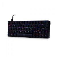 TECLADO MECÂNICO GAMER DAZZ MK-60 SWITCH GATERON BLUE USB RGB S/ NUMÉRICO